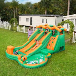 Double Waterslide Pool Outdoor Inflatable Water Slide for Kid Big Cheap Bounce House Jumper Bouncy Jump Castle Bouncer