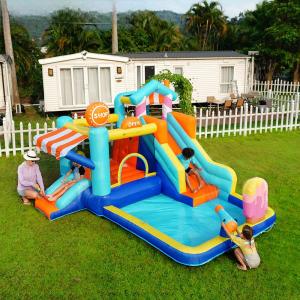 Inflatable Bounce House Kids Inflatable Party Jumping Castle Inflatable Movement Bouncer with Slide