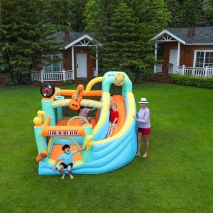 Factory-direct-sale Inflatable Castle with Slide - a Bounce House for Children's Birthday Party - Indoor Small Amusement Park