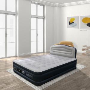 OEM Acceptable Raised Air Bed Auto Inflatable Mattress Queen Size Bed with Built-in Electric Pump