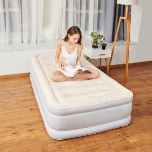 Waterproof Smart Single Size Air Mattress Modern Style Double Raised Inflatable Mattress